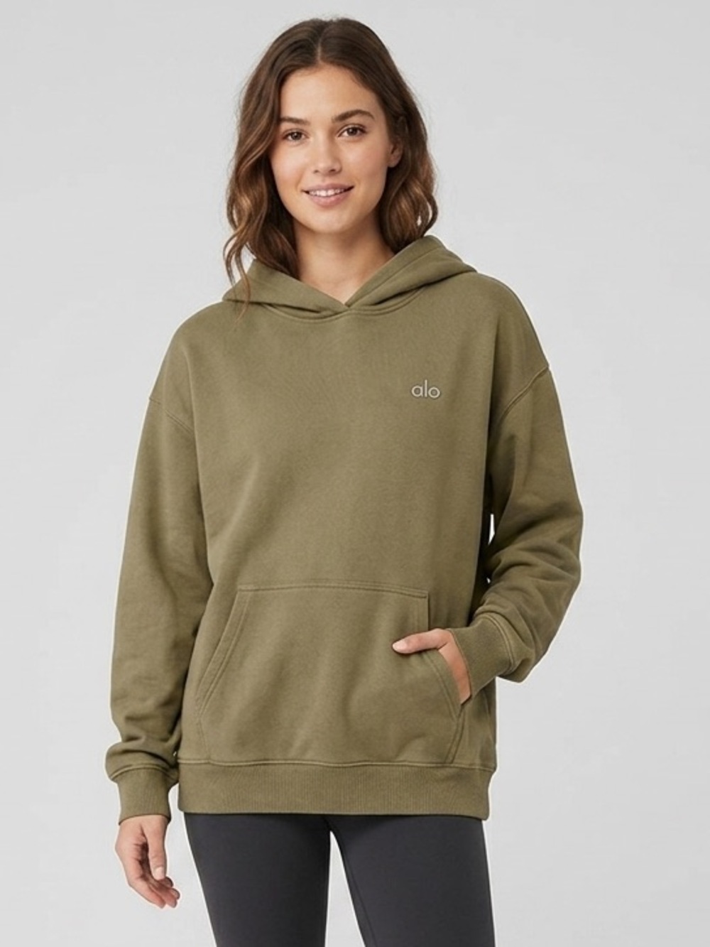 Accolade Pullover Hoodie Olive Green